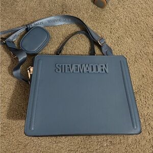 Steve Madden Navy Men's Briefcase